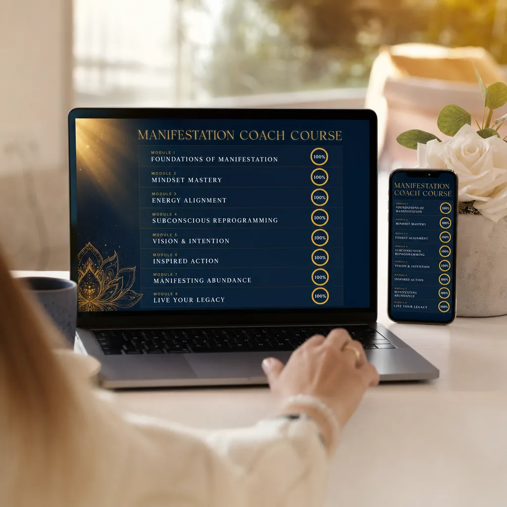 The complete course: 8 modules and 42 lessons in the Lumina platform