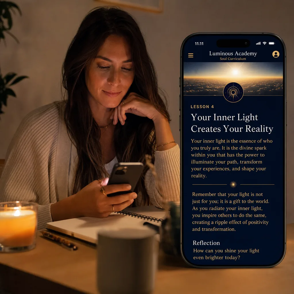 Read the lessons on your phone